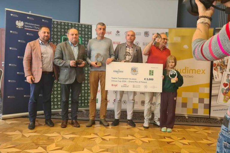 zwycięzcy turnieju GPPT w Wilnie: Bridge for Business: